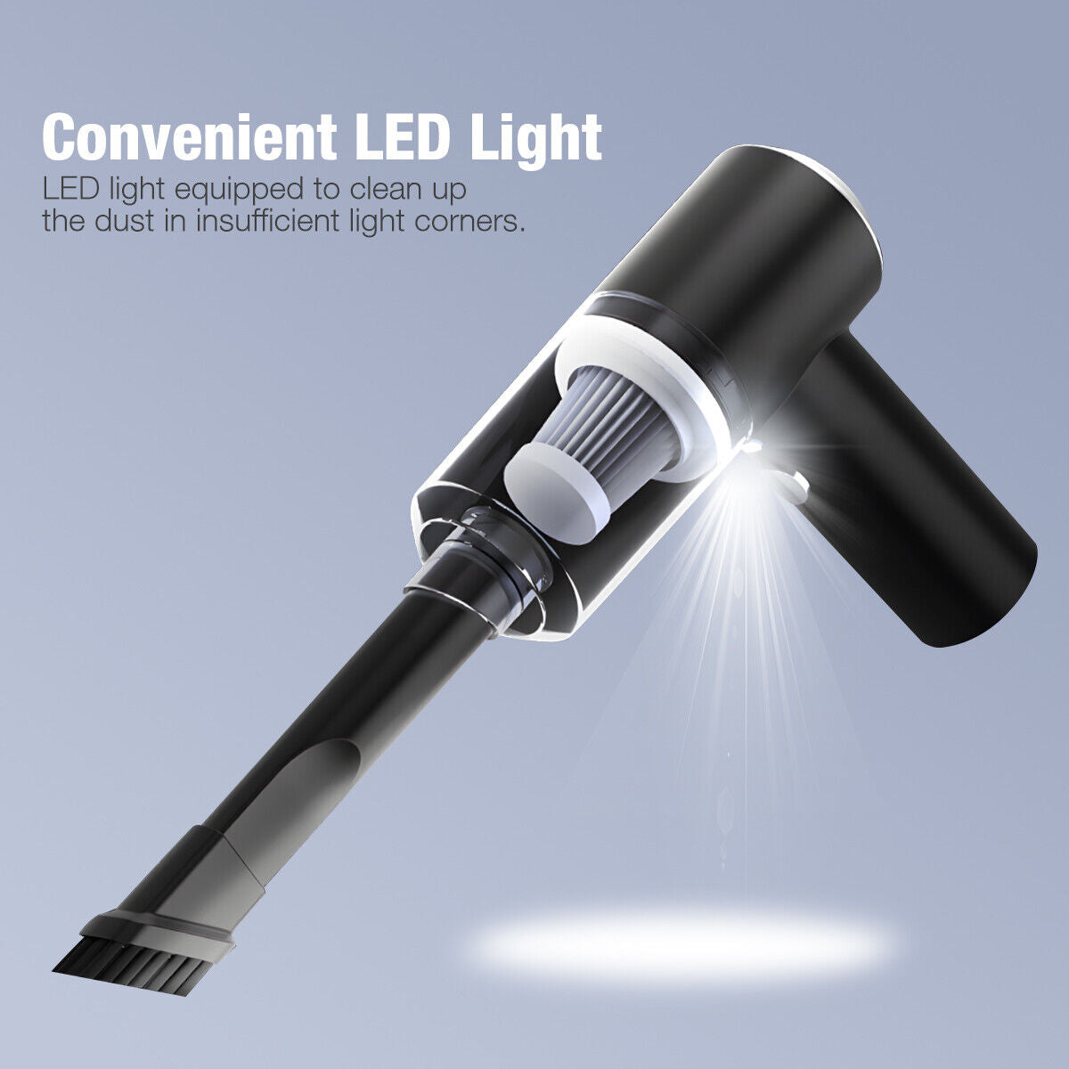 Powerful Mini USB Vacuum Cleaner – Portable, Rechargeable & Perfect for Home, Office, and Car!