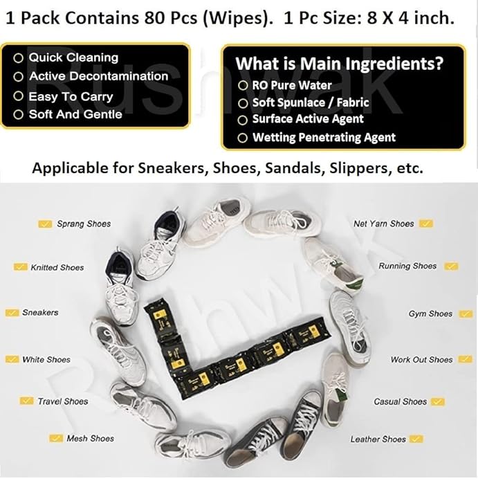 Shoe Cleaner Wipes