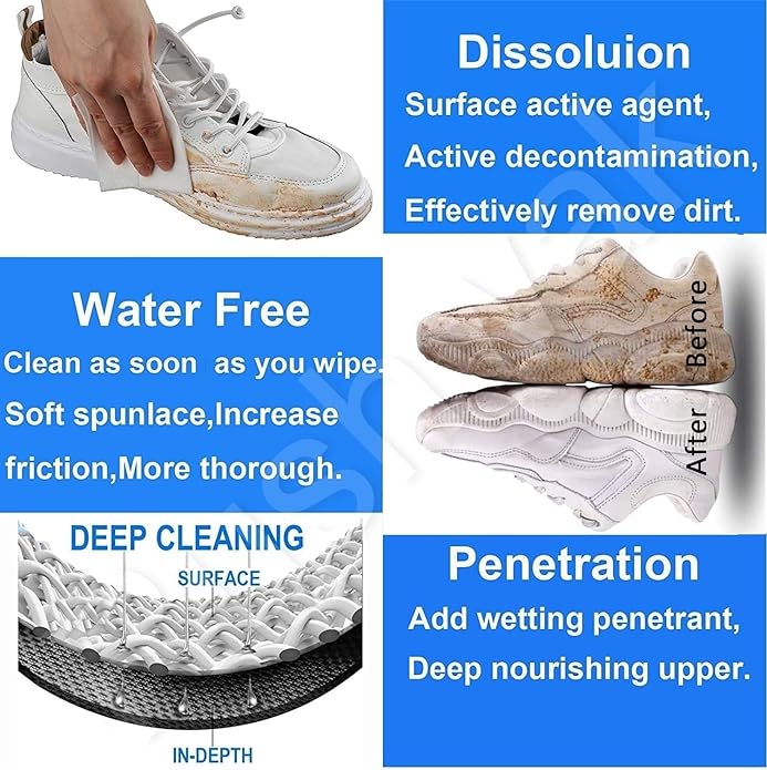 Shoe Cleaner Wipes