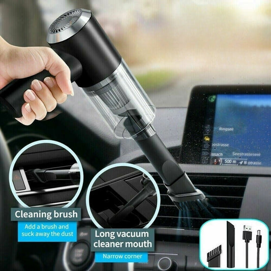 Powerful Mini USB Vacuum Cleaner – Portable, Rechargeable & Perfect for Home, Office, and Car!