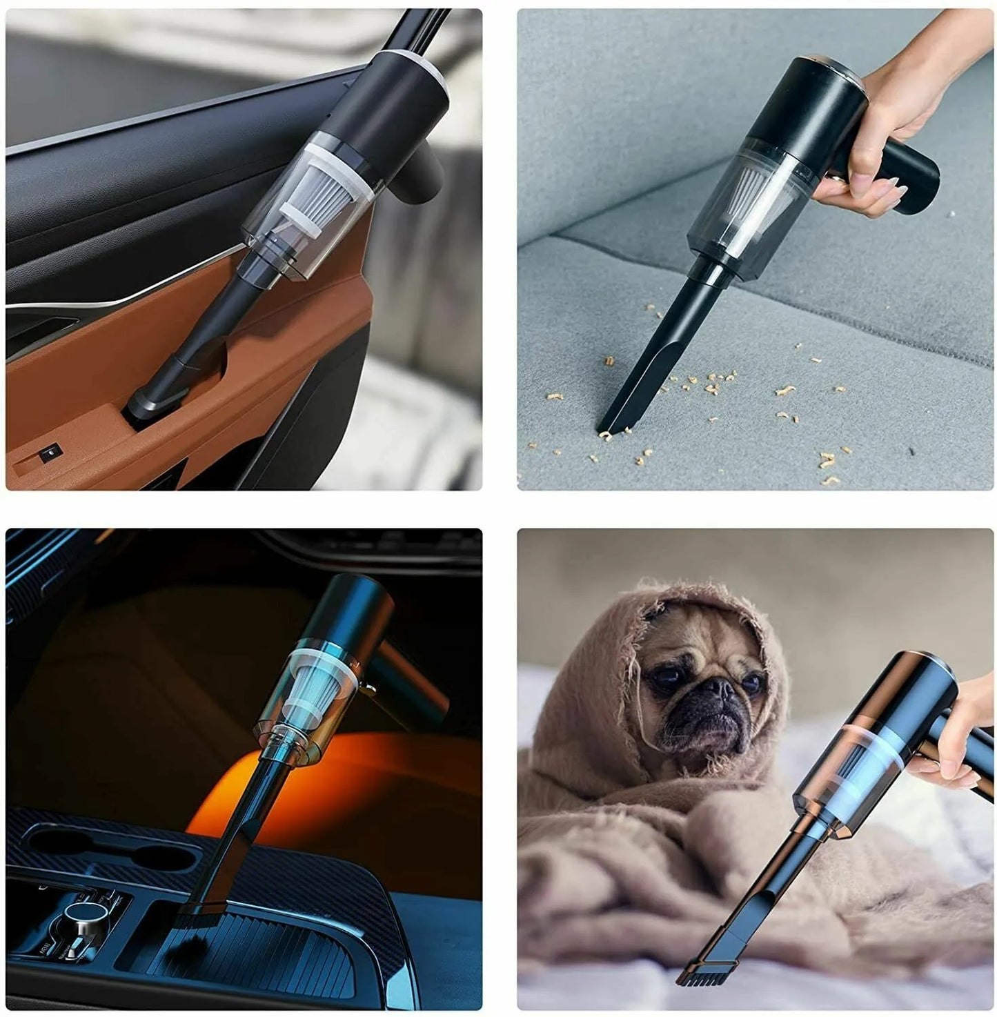 Powerful Mini USB Vacuum Cleaner – Portable, Rechargeable & Perfect for Home, Office, and Car!